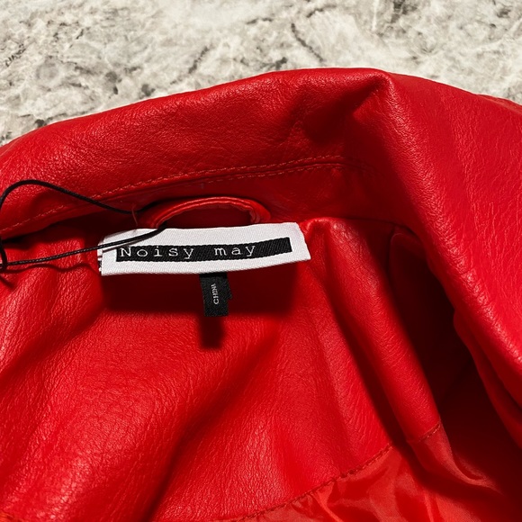 Red Leather Jacket - Picture 5 of 7